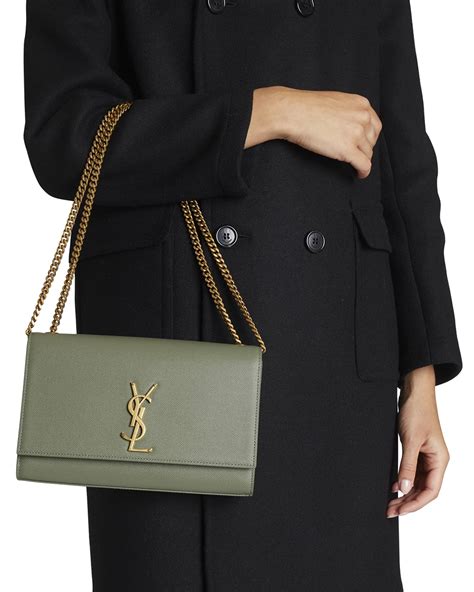 ysl classic monogram satchel medium|SAINT LAURENT Grain De Poudre Medium Classic .